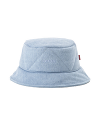 The Levi's® Womens Puffer Holiday Bucket Hat in Jeans Blue