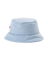 The Levi's® Womens Puffer Holiday Bucket Hat in Jeans Blue
