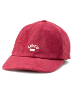 The Levi's® Womens Lazy Girl Logo Cap in Medium Red