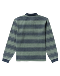 The RVCA Mens Kevin "Spanky" Long Polo Shirt in Balsam Green