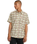 The RVCA Mens La Eye Floral Shirt in Light Khaki
