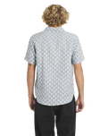 The RVCA Mens Va Monogram Shirt in Vintage Navy