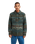The RVCA Mens Dayshift Blanket Flannel Shirt in Hunter Green