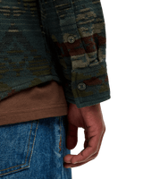 The RVCA Mens Dayshift Blanket Flannel Shirt in Hunter Green