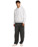The RVCA Mens Vacancy Utility Trousers in Pirate Black