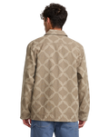 Lauryn Alvarez Ornament Chore Jacket in Sand Brown