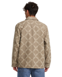 Lauryn Alvarez Ornament Chore Jacket in Sand Brown