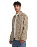 Lauryn Alvarez Ornament Chore Jacket in Sand Brown