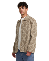 Lauryn Alvarez Ornament Chore Jacket in Sand Brown