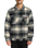 The RVCA Mens Dayshift Flannel Jacket in Black