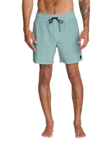 The RVCA Mens VA Pigment Boardshorts in Blue Haze