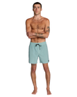 The RVCA Mens VA Pigment Boardshorts in Blue Haze