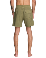 The RVCA Mens VA Pigment Boardshorts in Martini Olive