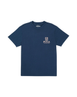 The RVCA Mens Palmgrove T-Shirt in Moody Blue