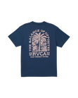 The RVCA Mens Palmgrove T-Shirt in Moody Blue