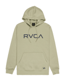 The RVCA Mens Big RVCA Hoodie in Light Khaki