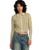 The RVCA Womens Willow Long Sleeve Top in Eucalyptus