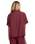 The RVCA Womens SYD Stripe Shirt in Wine