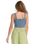 The RVCA Womens Noah Sweater Top in Coronet Blue