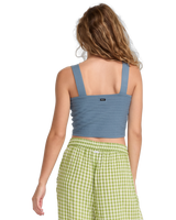 The RVCA Womens Noah Sweater Top in Coronet Blue