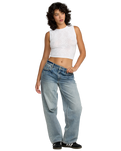 The RVCA Womens Shiver Knit Vest in Whisper White