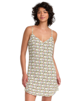 The RVCA Womens Lauryn Slip Dress in Ochre