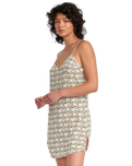 The RVCA Womens Lauryn Slip Dress in Ochre