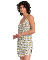 The RVCA Womens Lauryn Slip Dress in Ochre