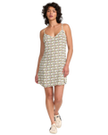 The RVCA Womens Lauryn Slip Dress in Ochre