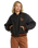 The RVCA Womens Ryan Bomber Jacket in Washed Black