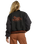 The RVCA Womens Ryan Bomber Jacket in Washed Black