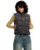 The RVCA Womens Eezeh Puffer Gilet in Gravel