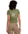 The RVCA Womens 411 T-Shirt in Cypress Green