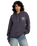The RVCA Womens Baggie Hoodie in Gravel