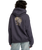 The RVCA Womens Baggie Hoodie in Gravel