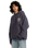 The RVCA Womens Baggie Hoodie in Gravel