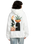 The RVCA Womens Baggie Hoodie in Vintage White