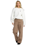 The RVCA Womens Spanky Loteria Sweatshirt in Vintage White