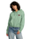 The RVCA Womens Court Zip Hoodie in Sea Green