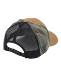 The RVCA Mens Mission 2 Trucker Cap in Camel