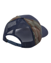 The RVCA Mens Mission 2 Trucker Cap in Garage Blue