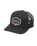 The RVCA Mens Commonwealth Curved Trucker Cap in Black