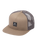 The RVCA Mens VA ATW Trucker Cap in Lead