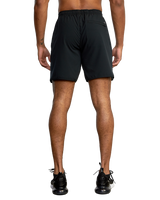 The RVCA Yogger Stretch Workout Shorts in Black | Available at Anns Cottage
