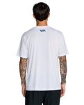 The RVCA Mens Va Blur T-Shirt in White