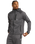 The RVCA Mens Balance Tech Zip Hoodie in Black Heather
