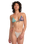 The RVCA Womens Lauryn Slide Tri Skimpy Bikini Bottoms in Multi