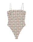 Lauryn Alvarez Tubular One Piece Swimsuit in Multi