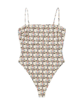 Lauryn Alvarez Tubular One Piece Swimsuit in Multi