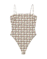 Lauryn Alvarez Tubular One Piece Swimsuit in Multi